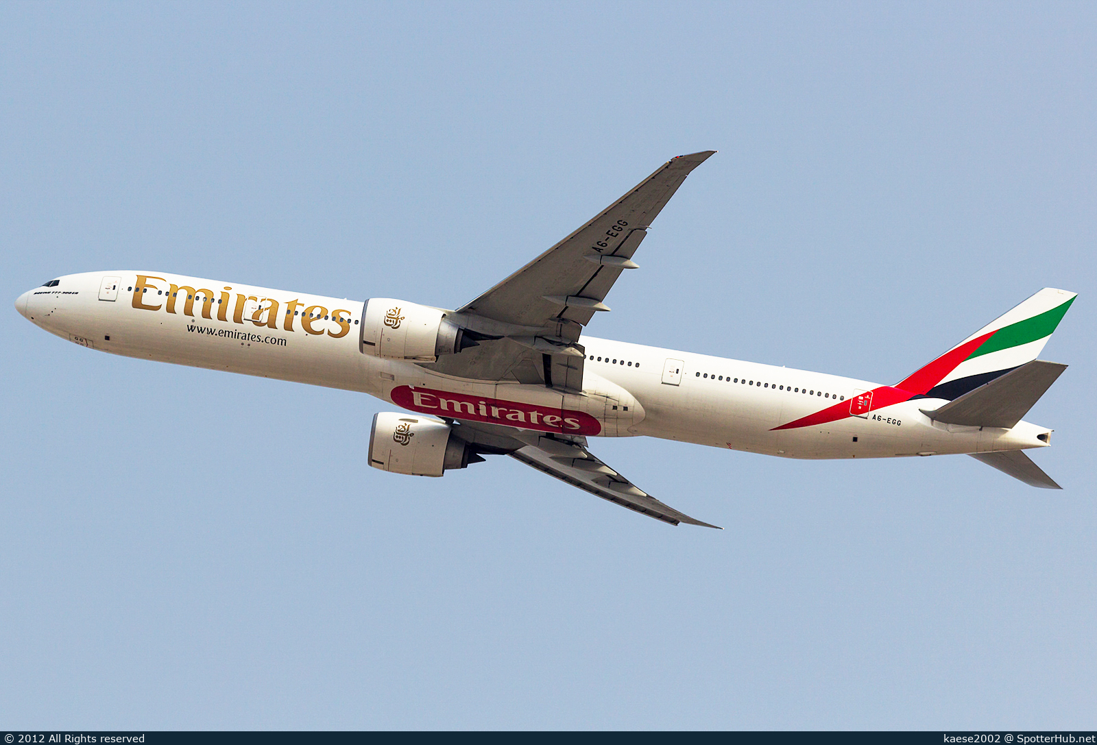 Photo of A6-EGG - Boeing 777-31H(ER) operated by Emirates