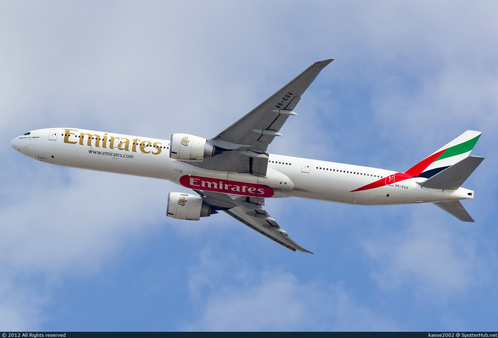 Photo of A6-EGV - Boeing 777-31H(ER) operated by Emirates