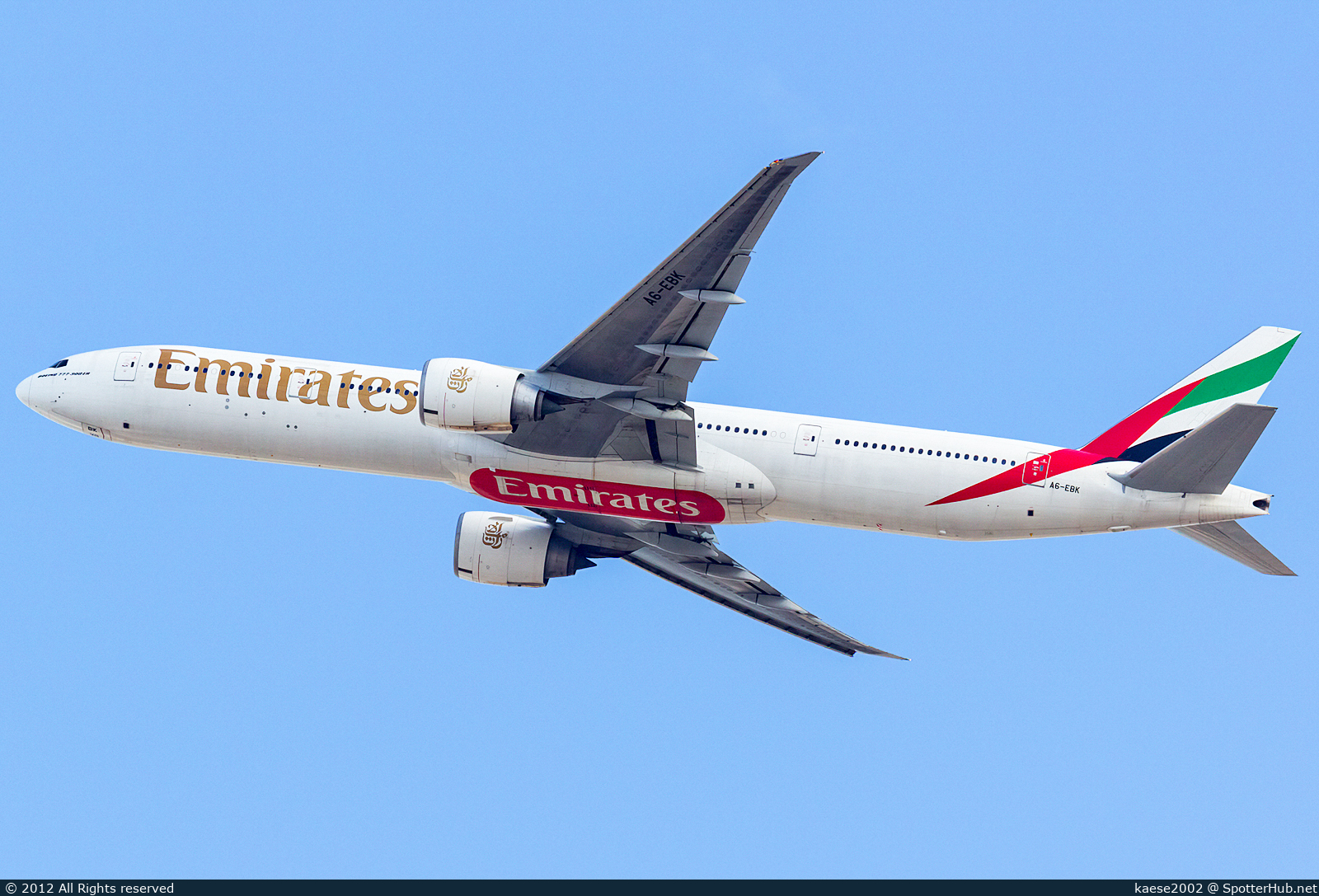 Photo of A6-EBK - Boeing 777-31H(ER) operated by Emirates