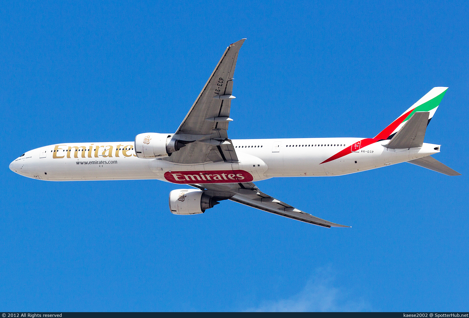 Photo of A6-ECP - Boeing 777-36N(ER) operated by Emirates