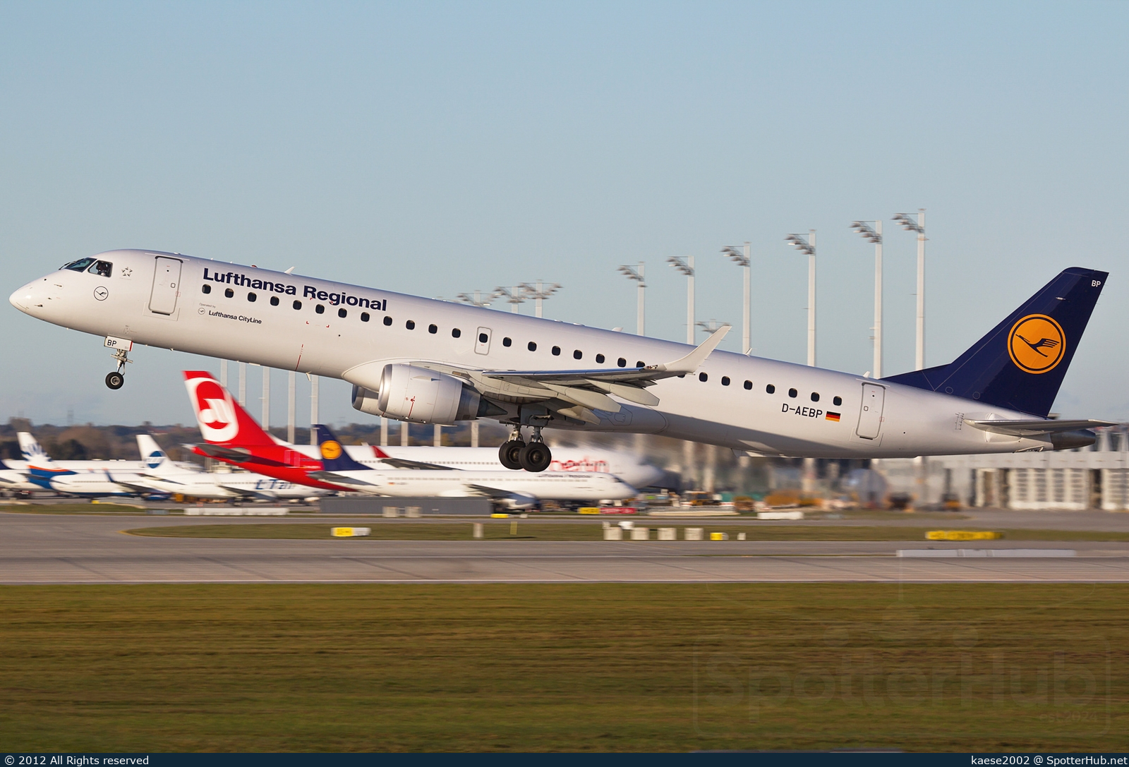 Photo of D-AEBP - Embraer ERJ-195LR operated by Lufthansa CityLine
