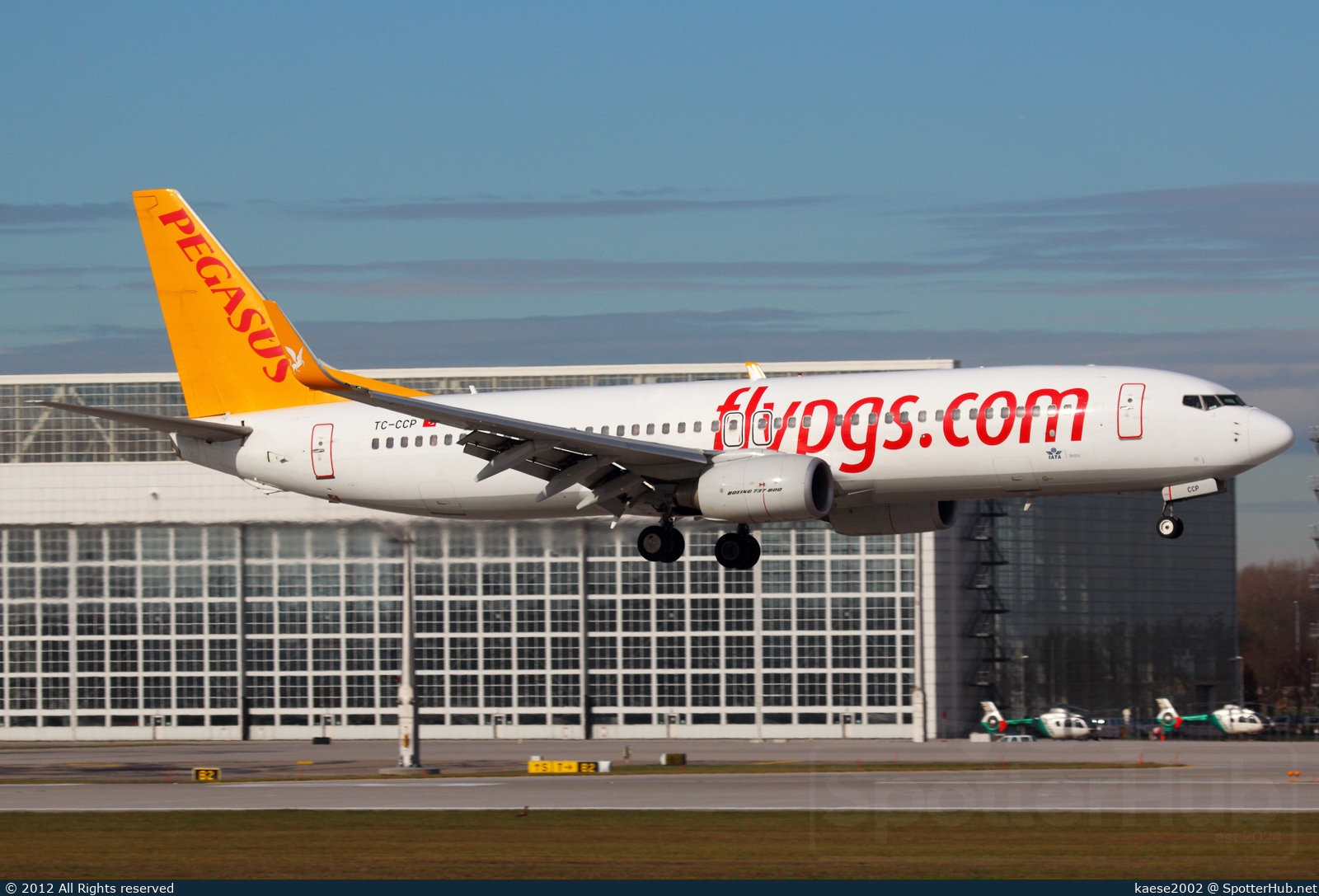 Photo of TC-CCP - Boeing 737-86J operated by Pegasus Airlines