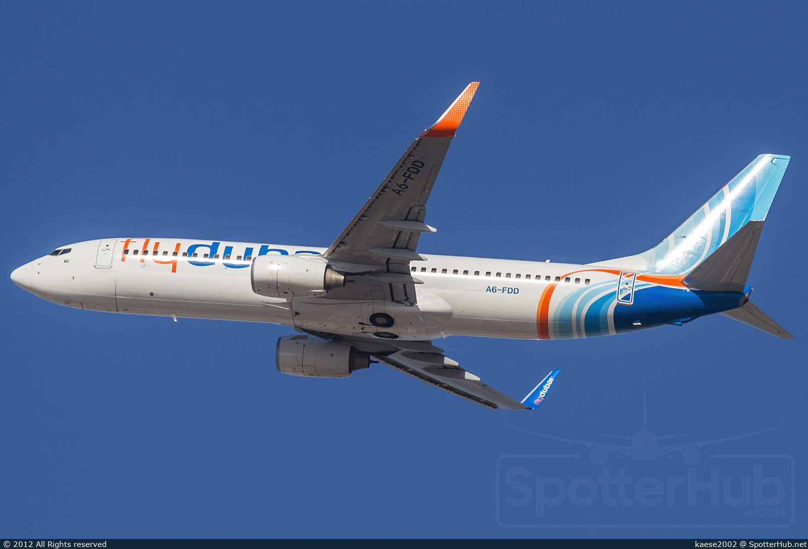 Photo of A6-FDD - Boeing 737-8KN operated by flydubai