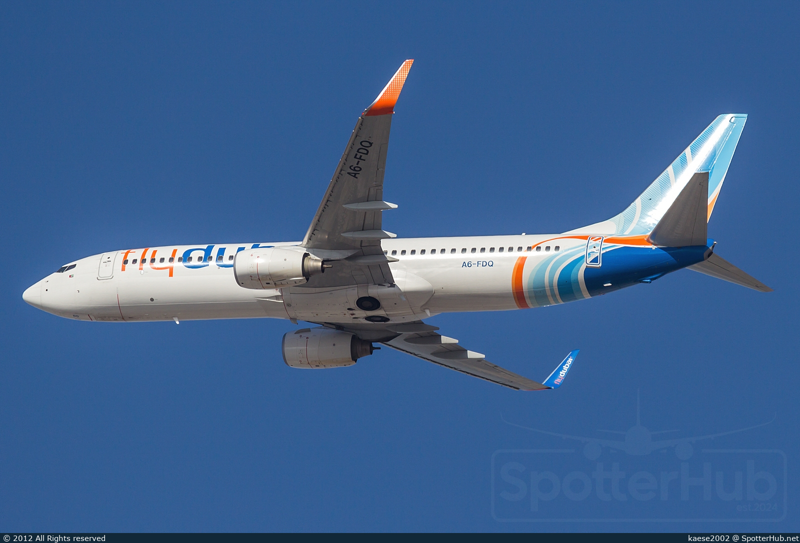 Photo of A6-FDQ - Boeing 737-8KN operated by flydubai