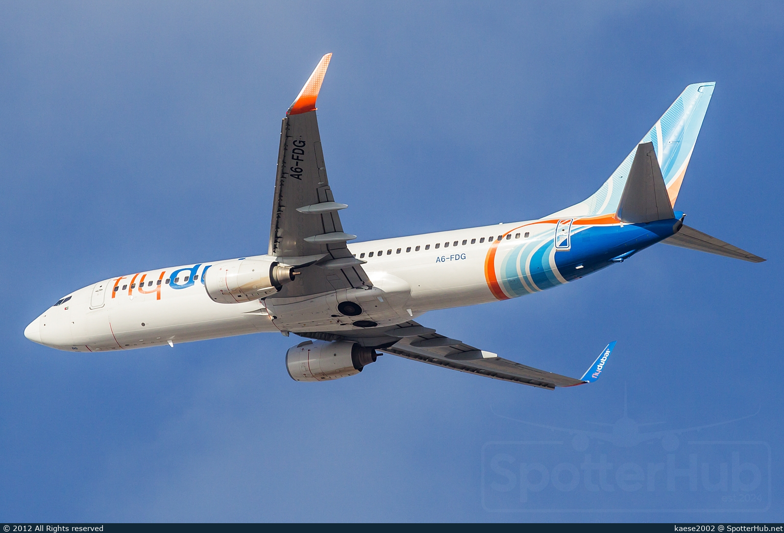 Photo of A6-FDG - Boeing 737-8KN operated by flydubai