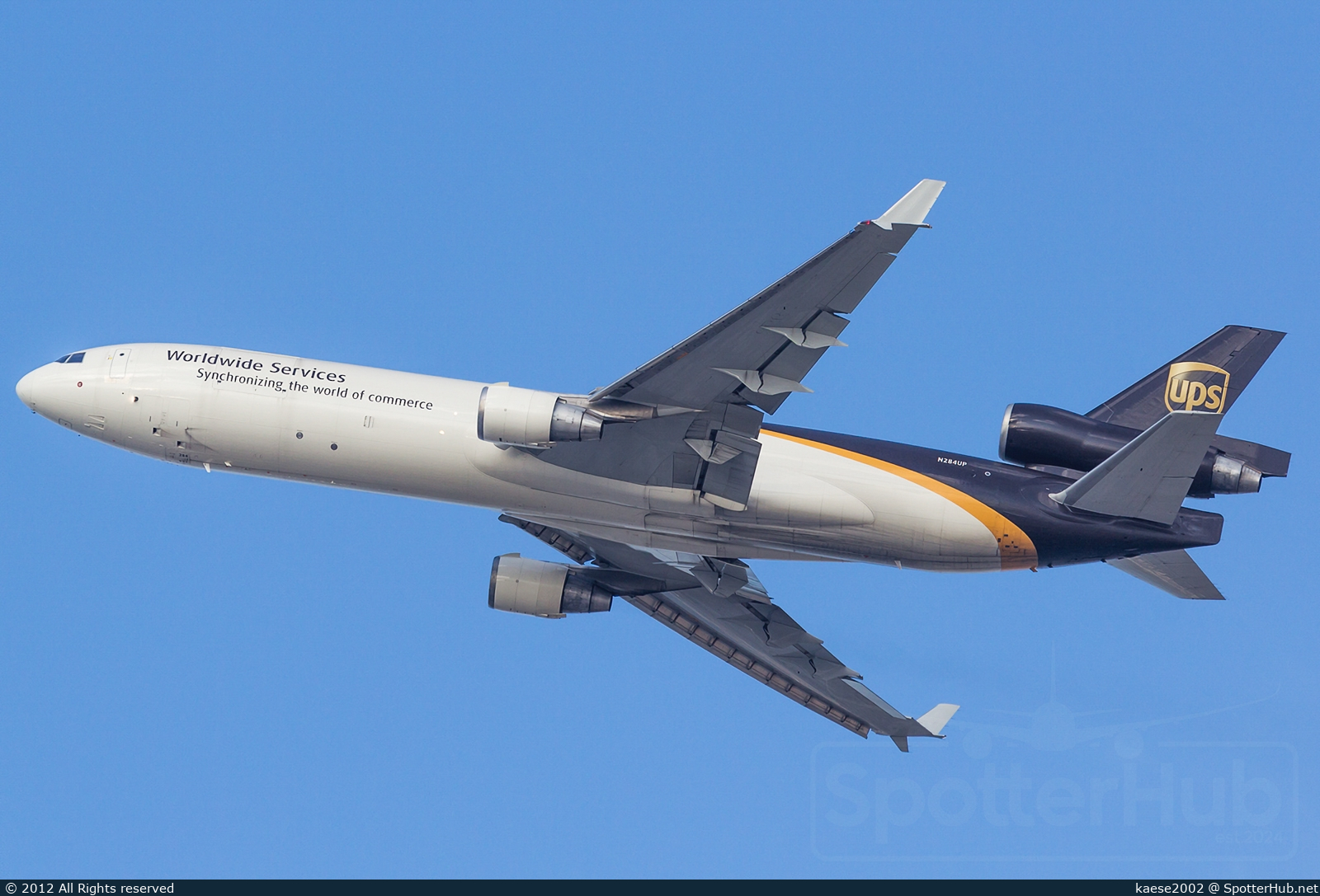 Photo of N284UP - McDonnell Douglas MD-11(F) operated by UPS United Parcel Service