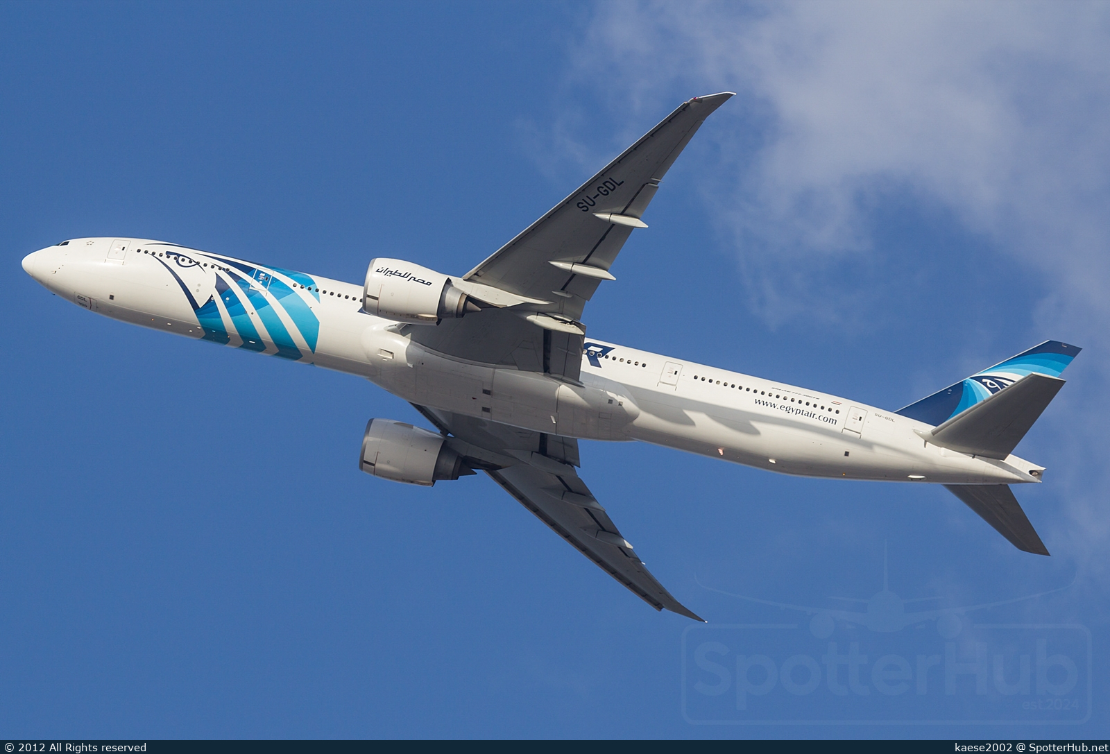 Photo of SU-GDL - Boeing 777-36N(ER) operated by Egyptair