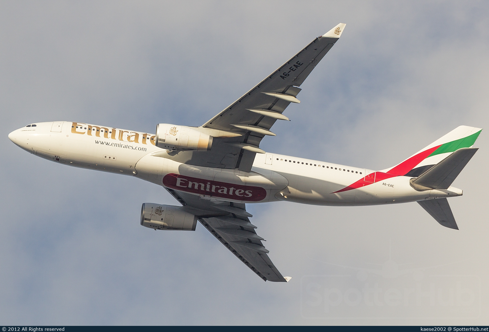 Photo of A6-EAE - Airbus A330-243 operated by Emirates