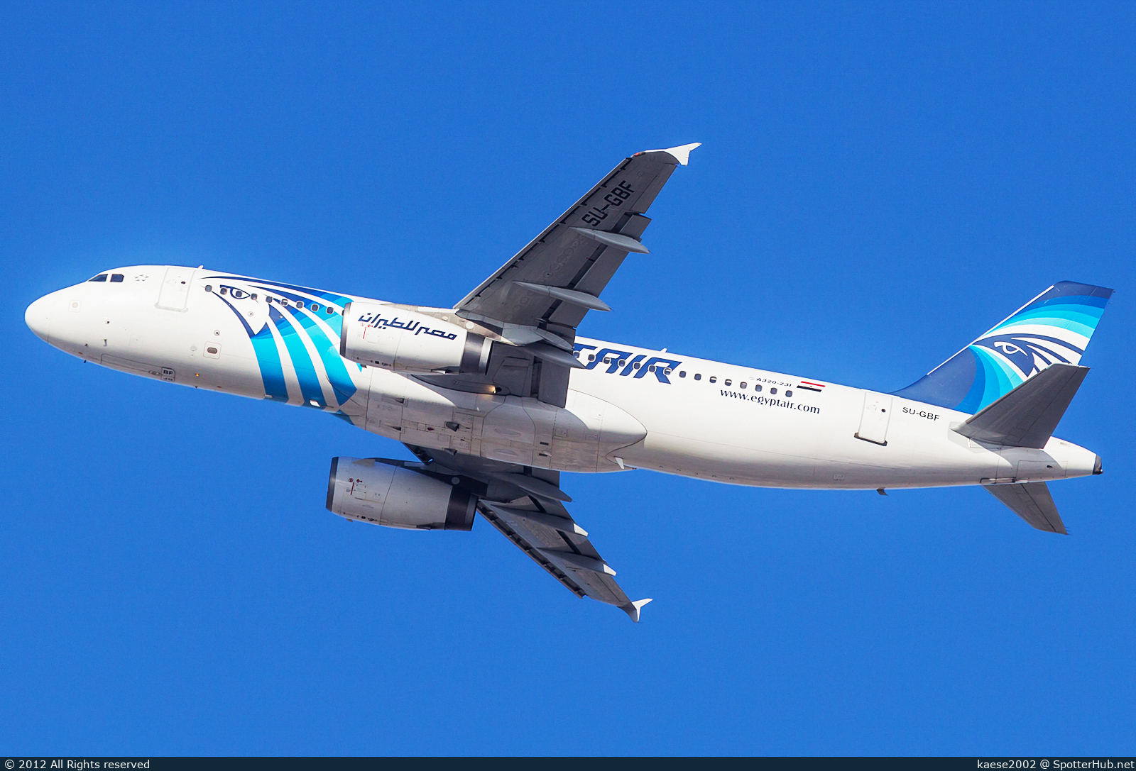 Photo of SU-GBF - Airbus A320-231 operated by Egyptair