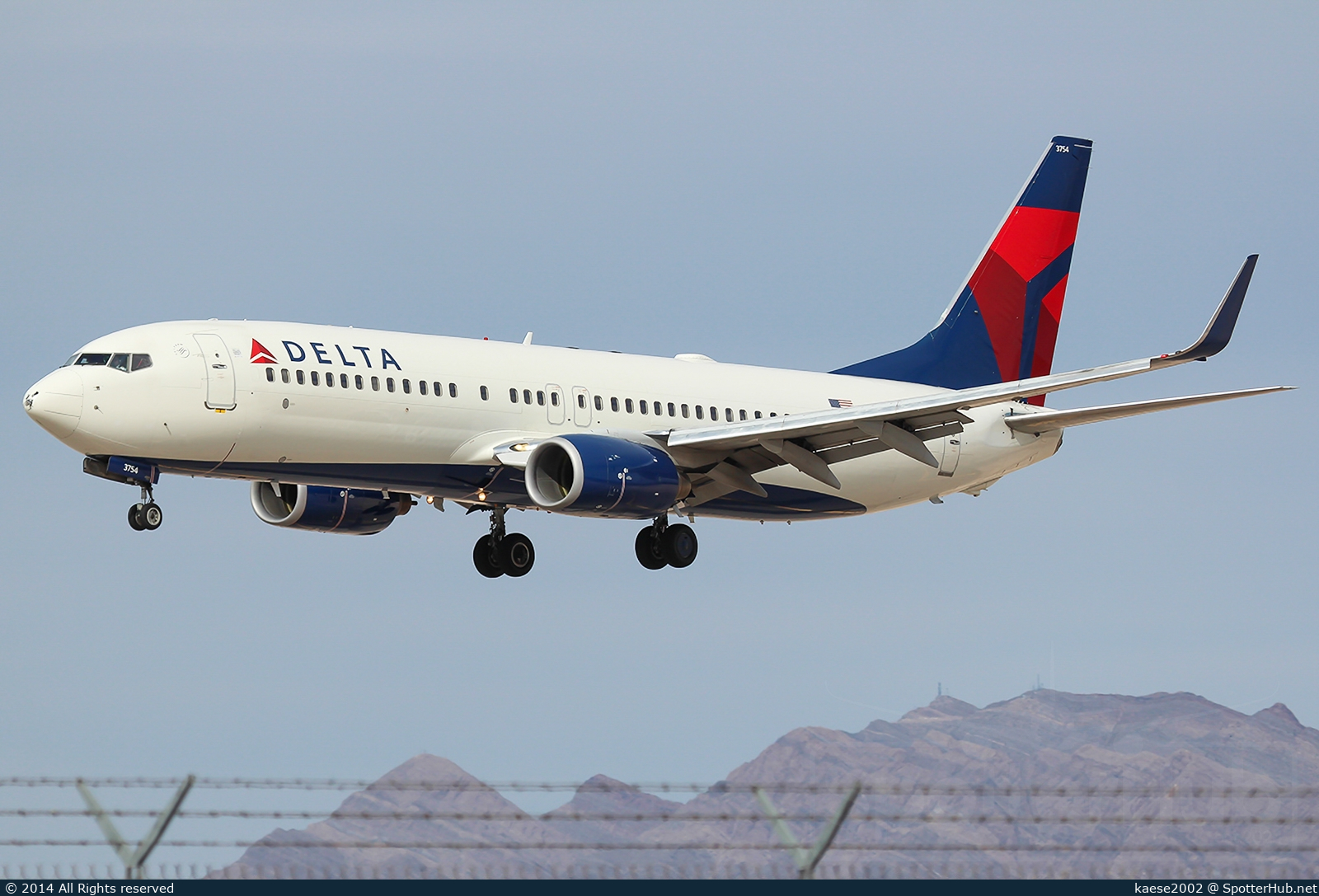 Photo of N3754A - Boeing 737-832 operated by Delta Air Lines