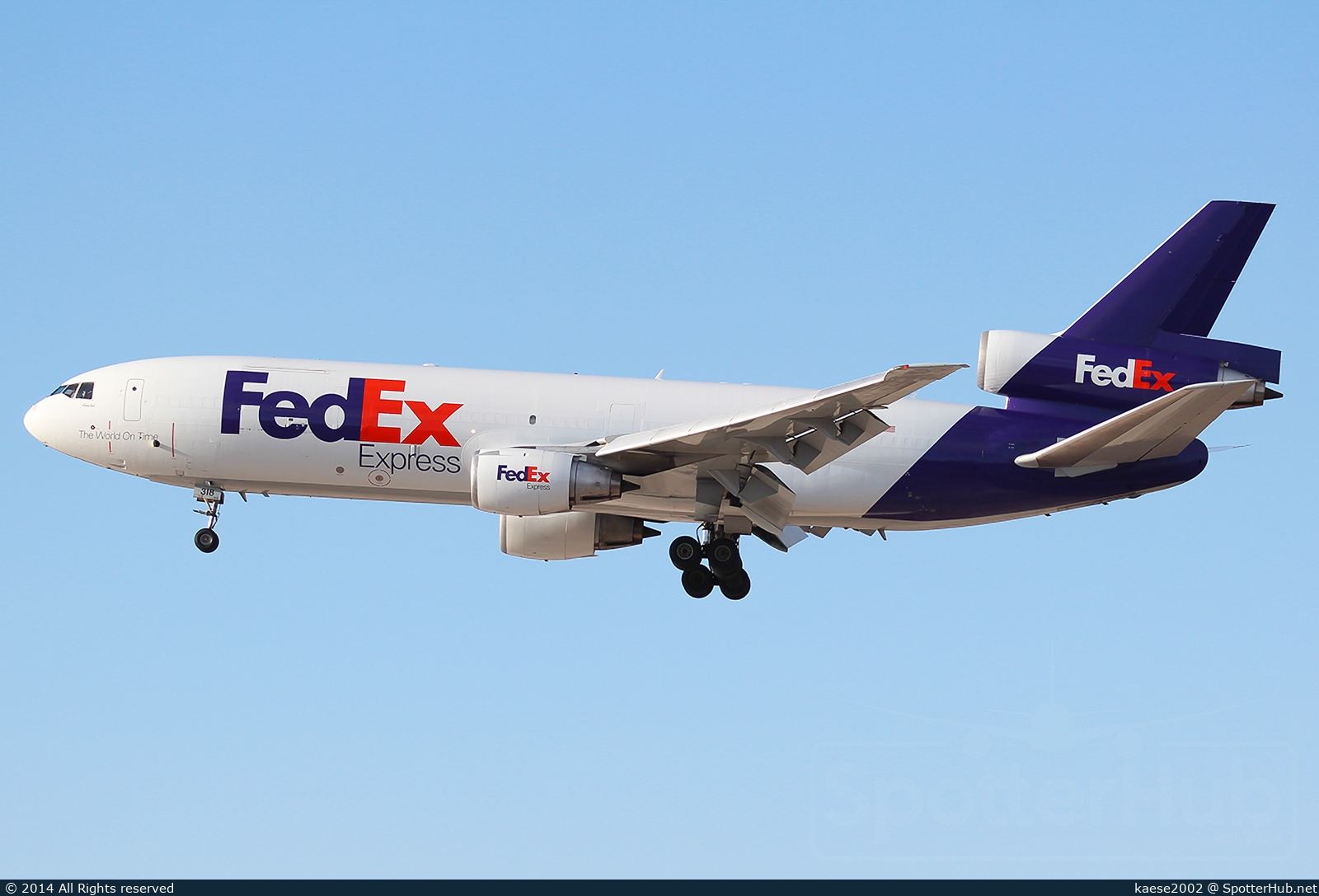 Photo of N318FE - McDonnell Douglas MD-10-30(F) operated by FedEx