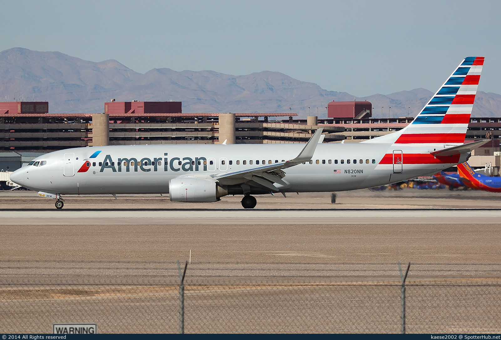 Photo of N820NN - Boeing 737-823 operated by American Airlines