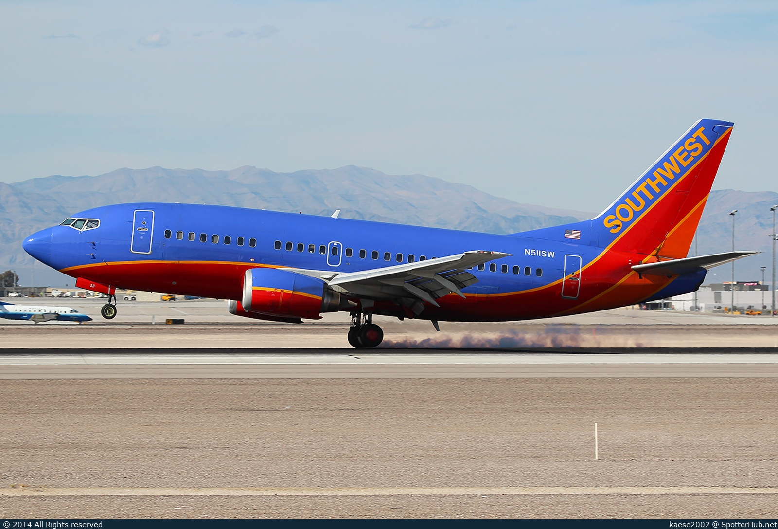 Photo of N511SW - Boeing 737-5H4 operated by Southwest Airlines