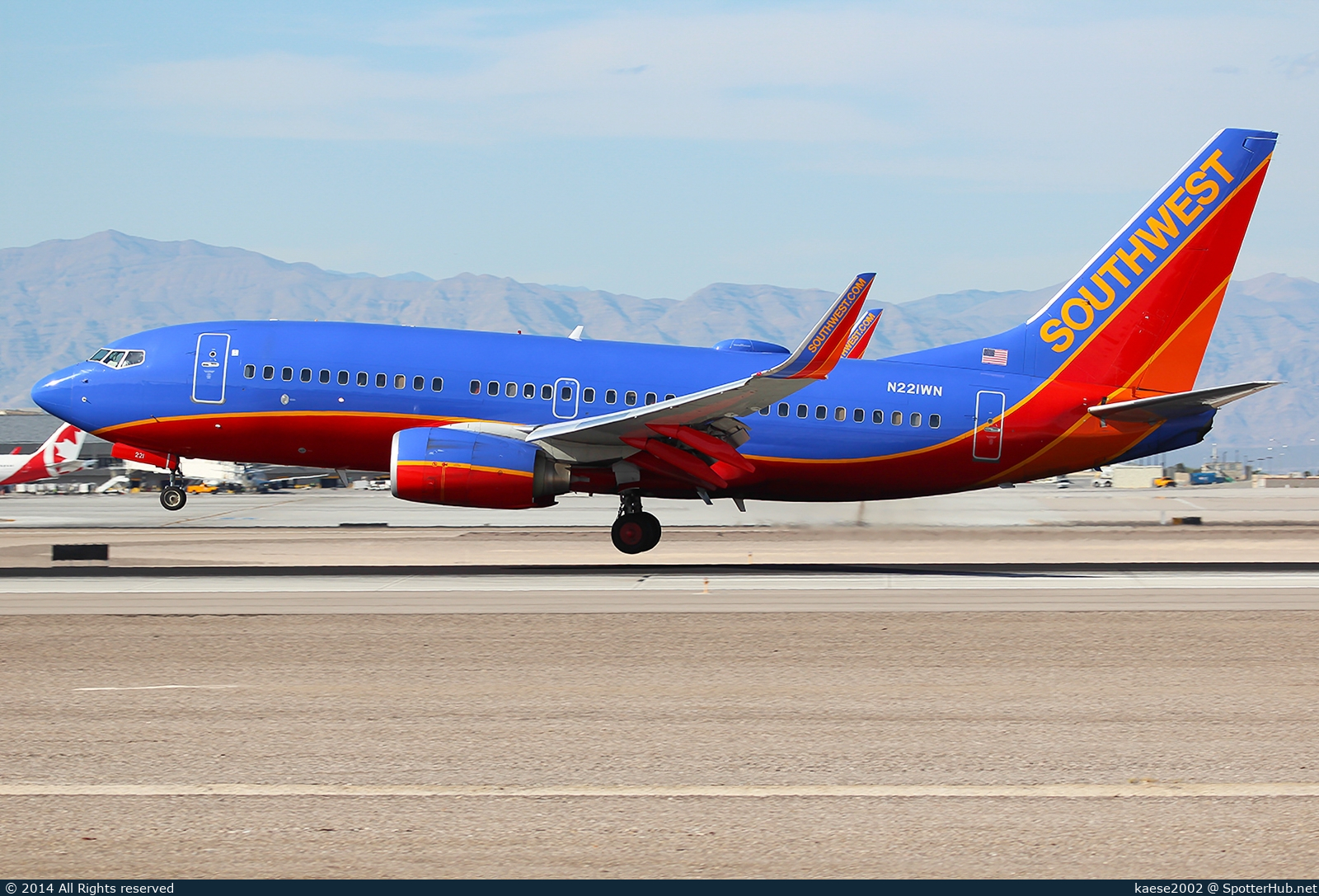 Photo of N221WN - Boeing 737-7H4 operated by Southwest Airlines