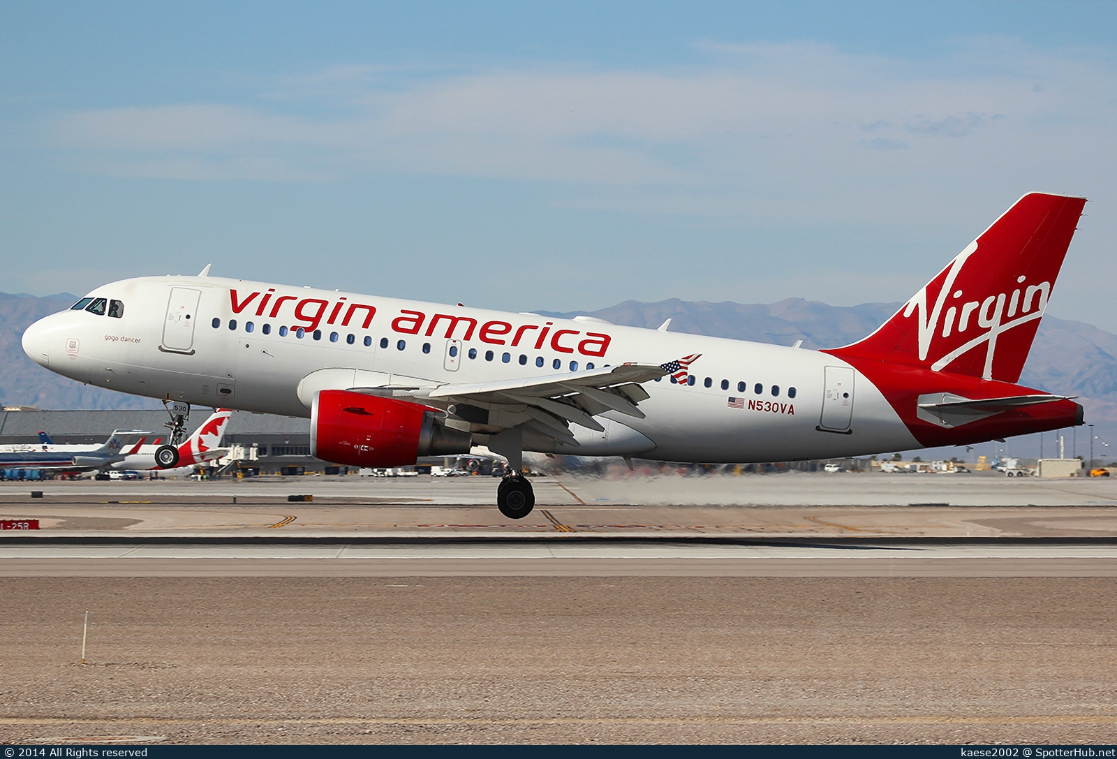 Photo of N530VA - Airbus A319-112 operated by Virgin America