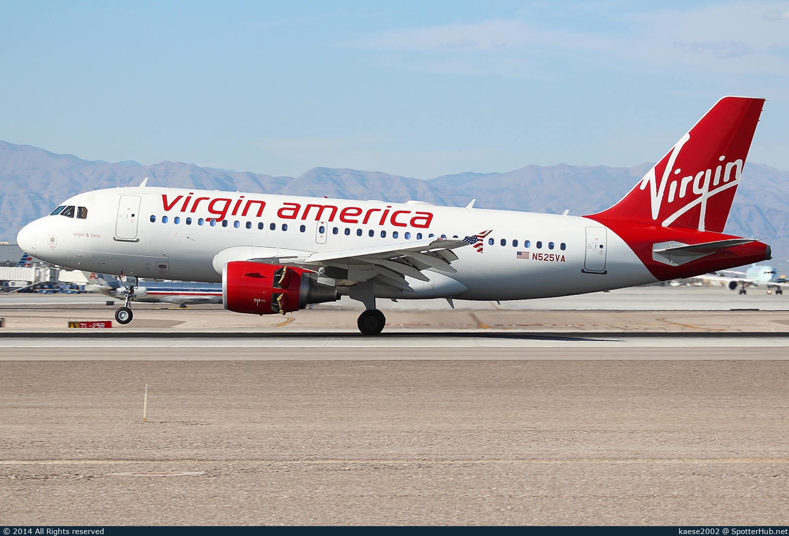 Photo of N525VA - Airbus A319-112 operated by Virgin America