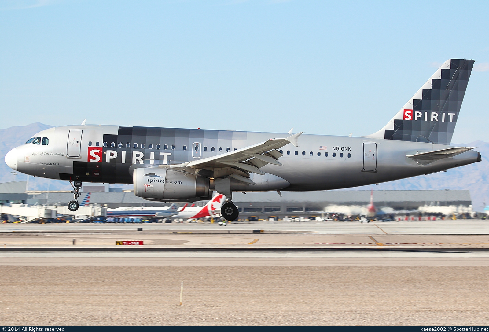 Photo of N510NK - Airbus A319-132 operated by Spirit Airlines