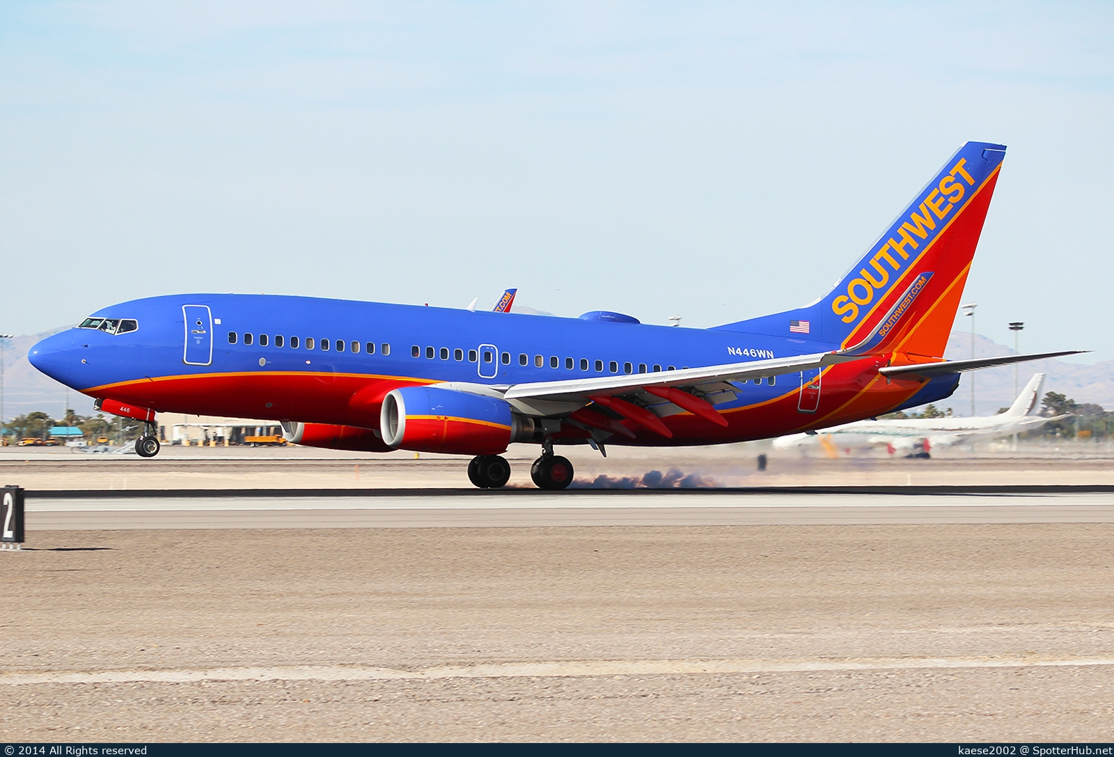 Photo of N446WN - Boeing 737-7H4 operated by Southwest Airlines