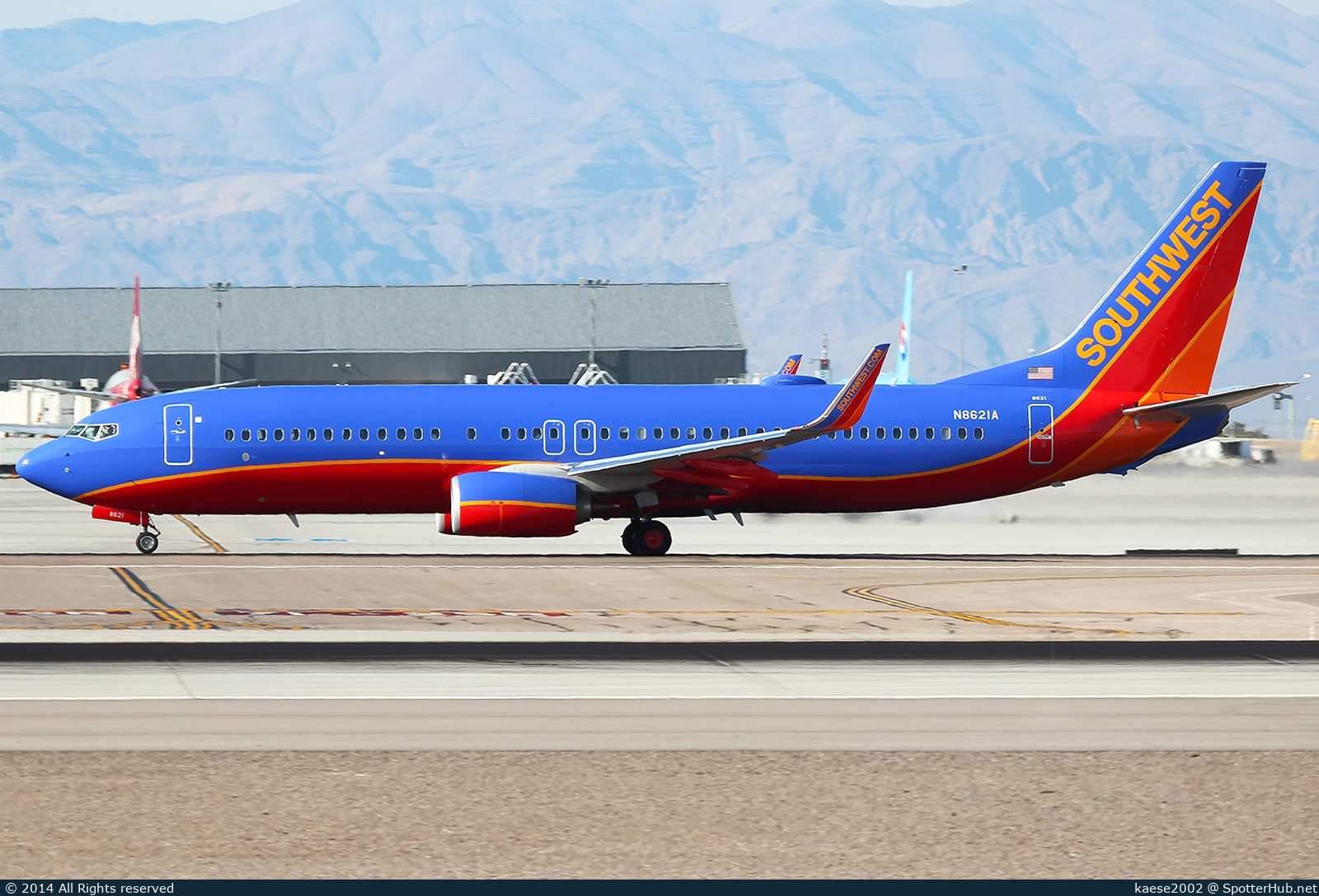Photo of N8621A - Boeing 737-8H4 operated by Southwest Airlines