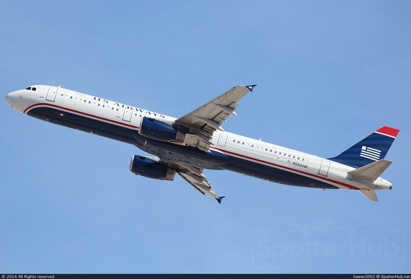 Photo of N550UW - Airbus A321-231 operated by US Airways