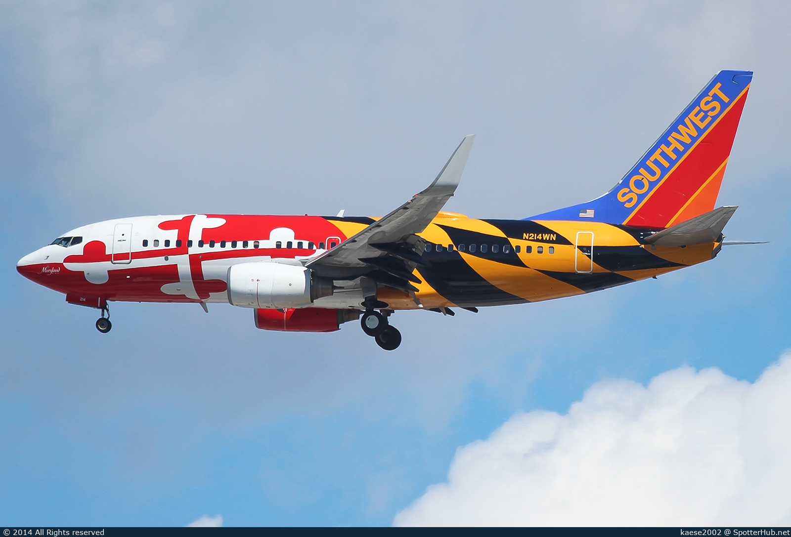 Photo of N214WN - Boeing 737-7H4 operated by Southwest Airlines