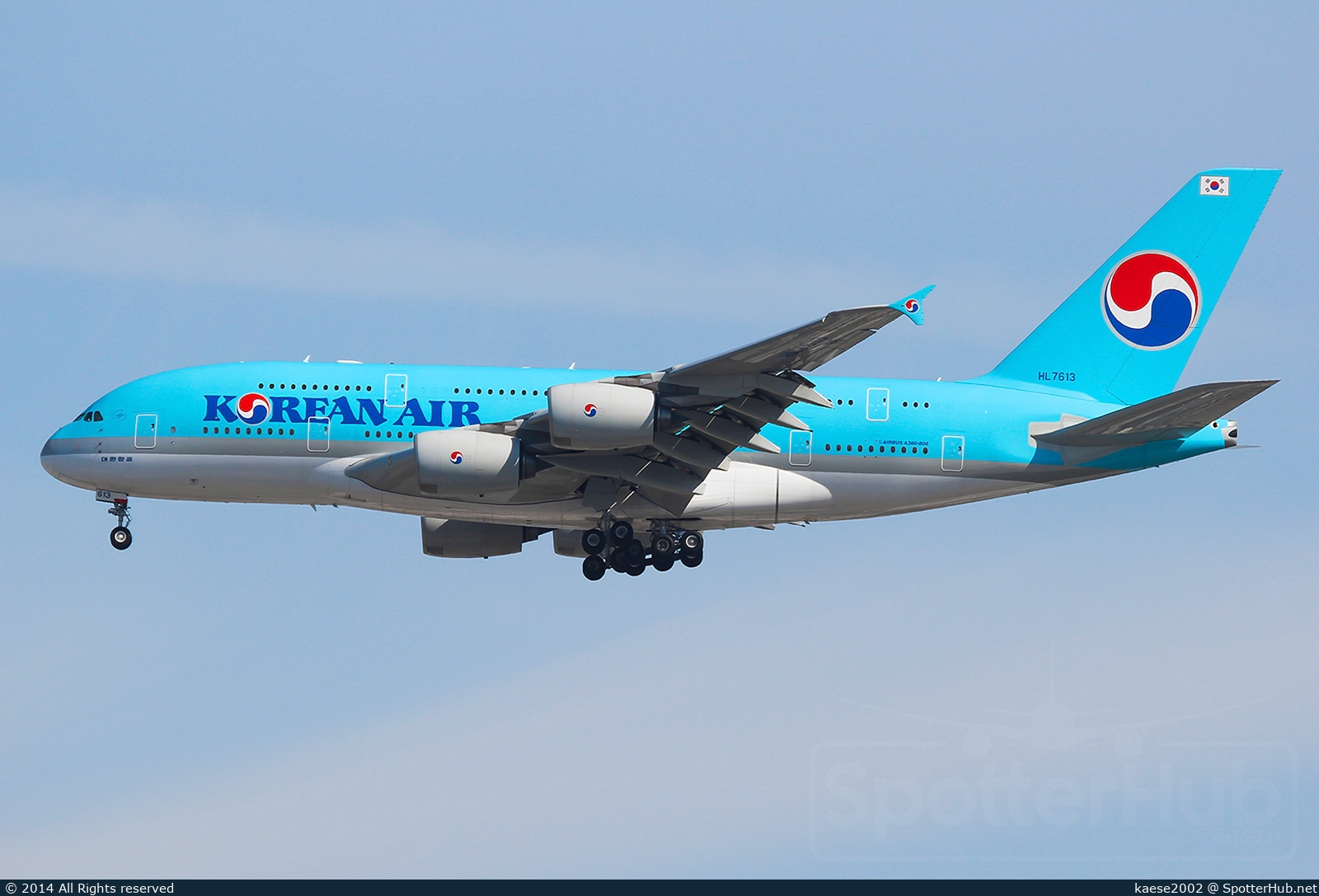 Photo of HL7613 - Airbus A380-861 operated by Korean Air