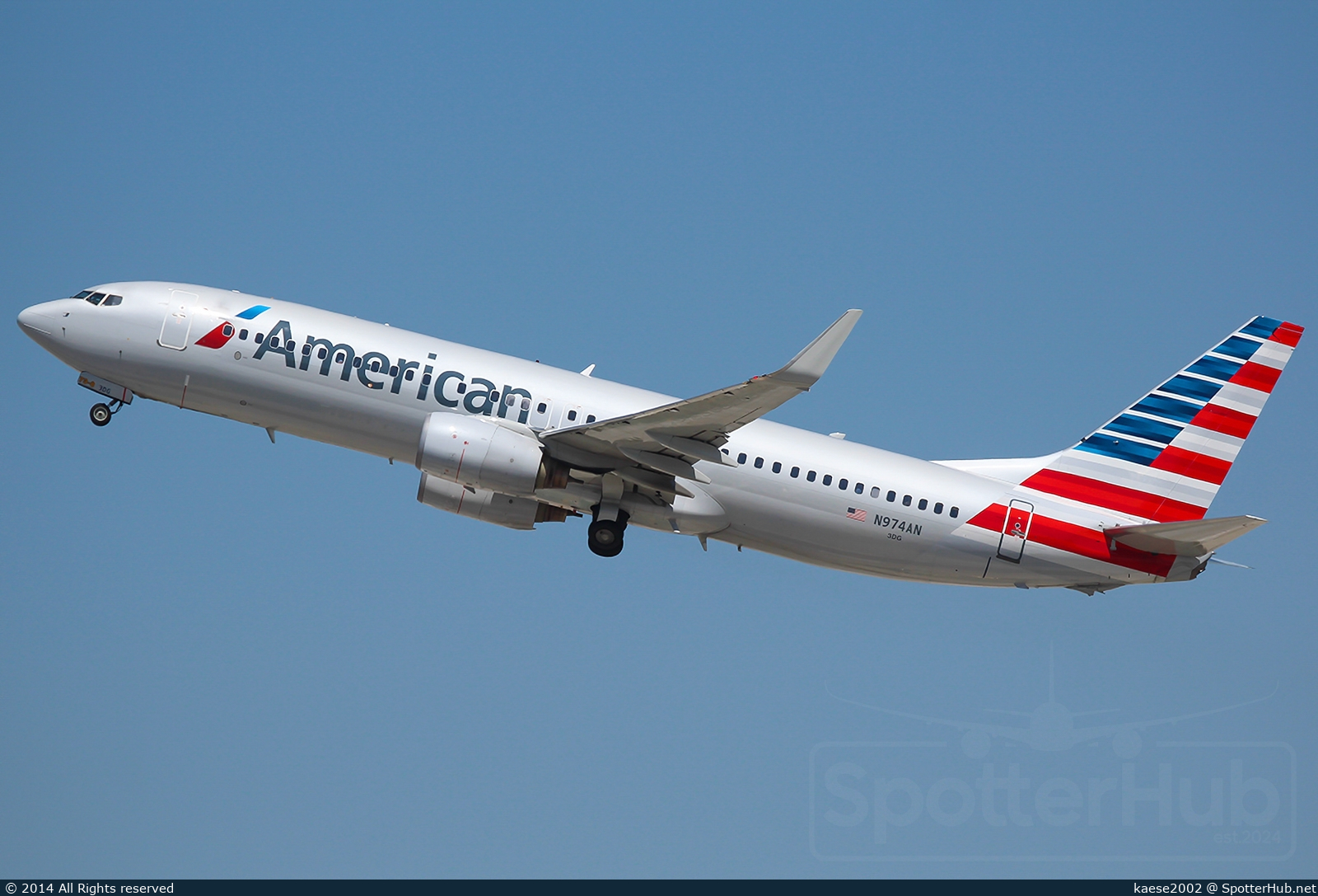 Photo of N974AN - Boeing 737-823 operated by American Airlines