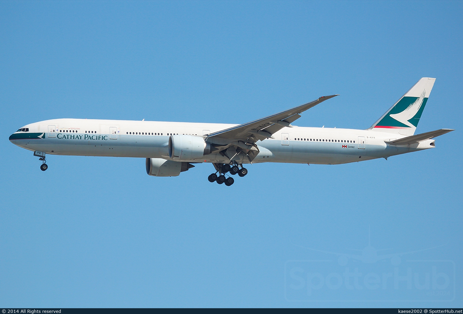 Photo of B-KPR - Boeing 777-367(ER) operated by Cathay Pacific Airways