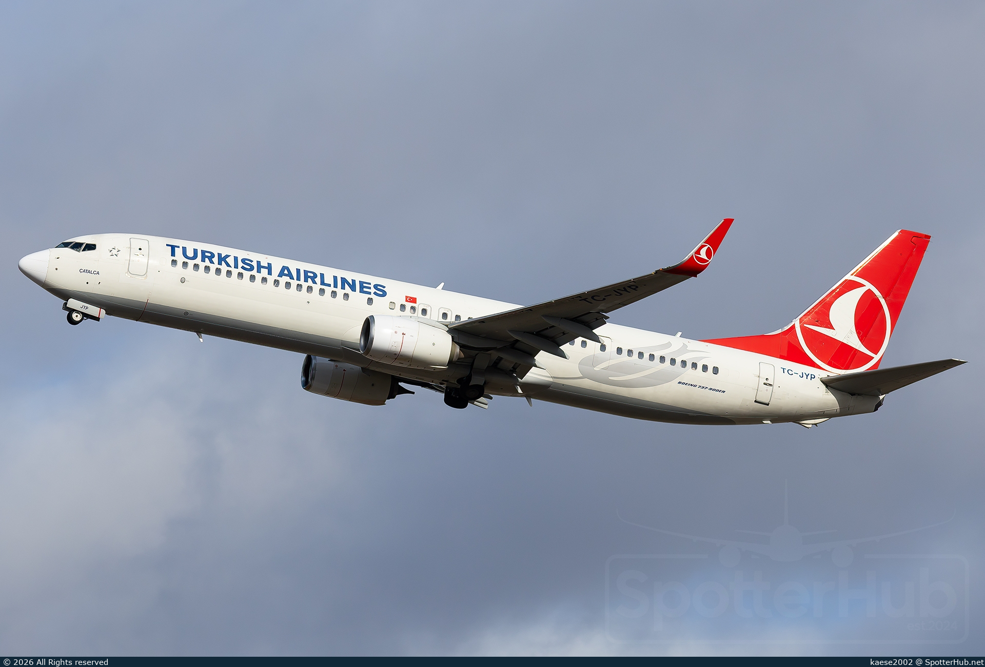 Photo of TC-JYP - Boeing 737-9F2(ER) operated by Turkish Airlines