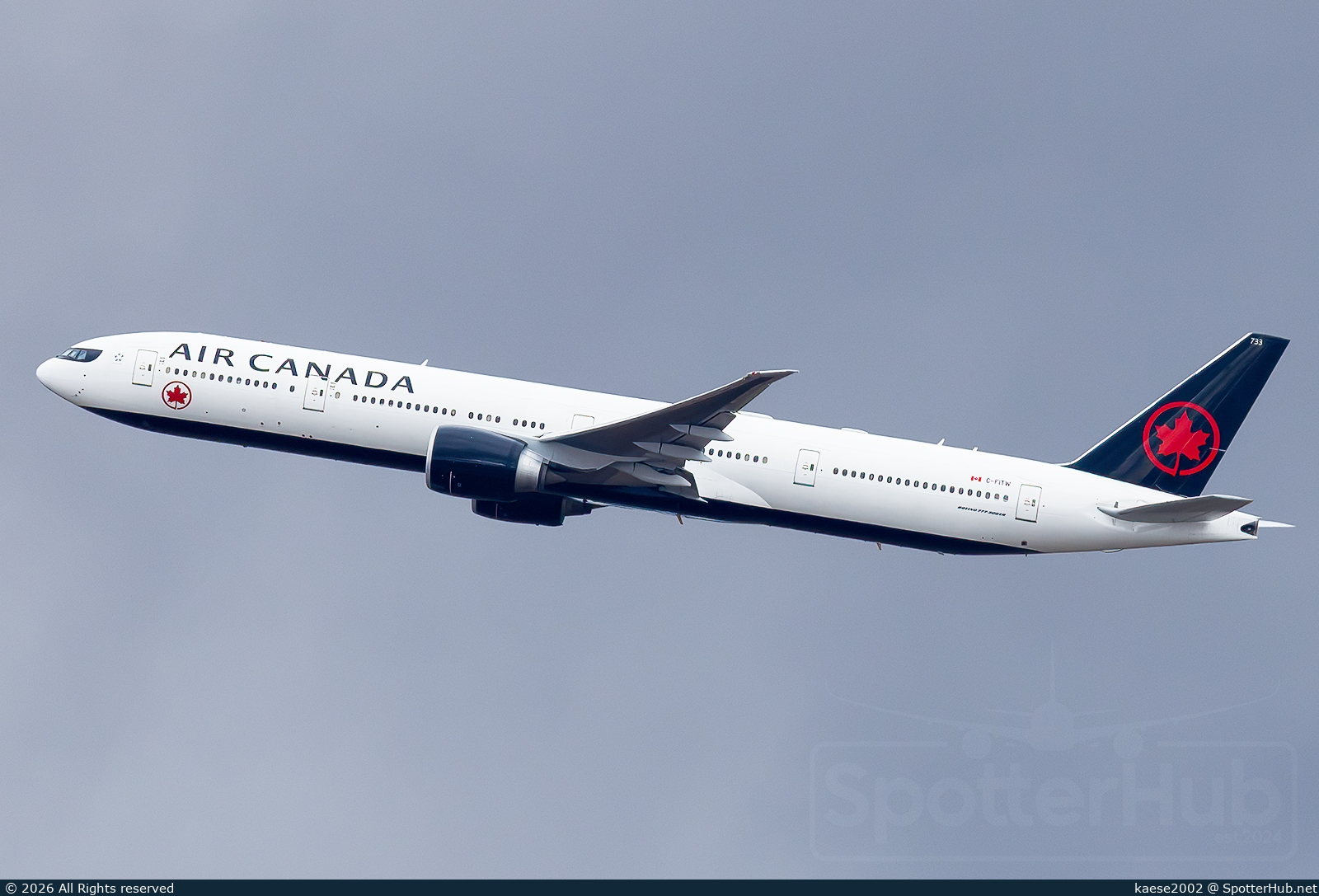 Photo of C-FITW - Boeing 777-333(ER) operated by Air Canada