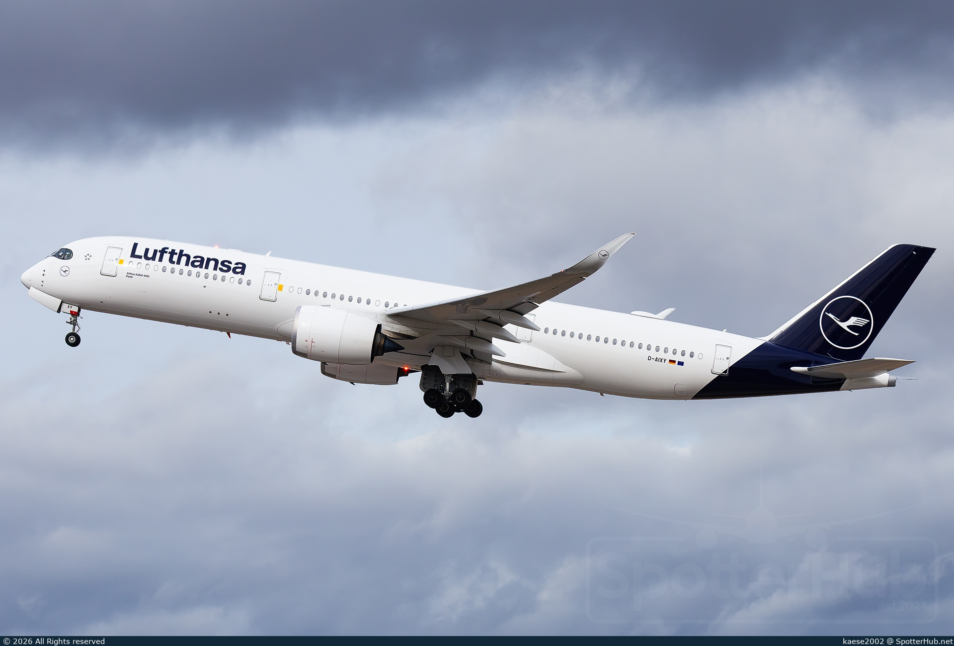 Photo of D-AIXY - Airbus A350-941 operated by Lufthansa