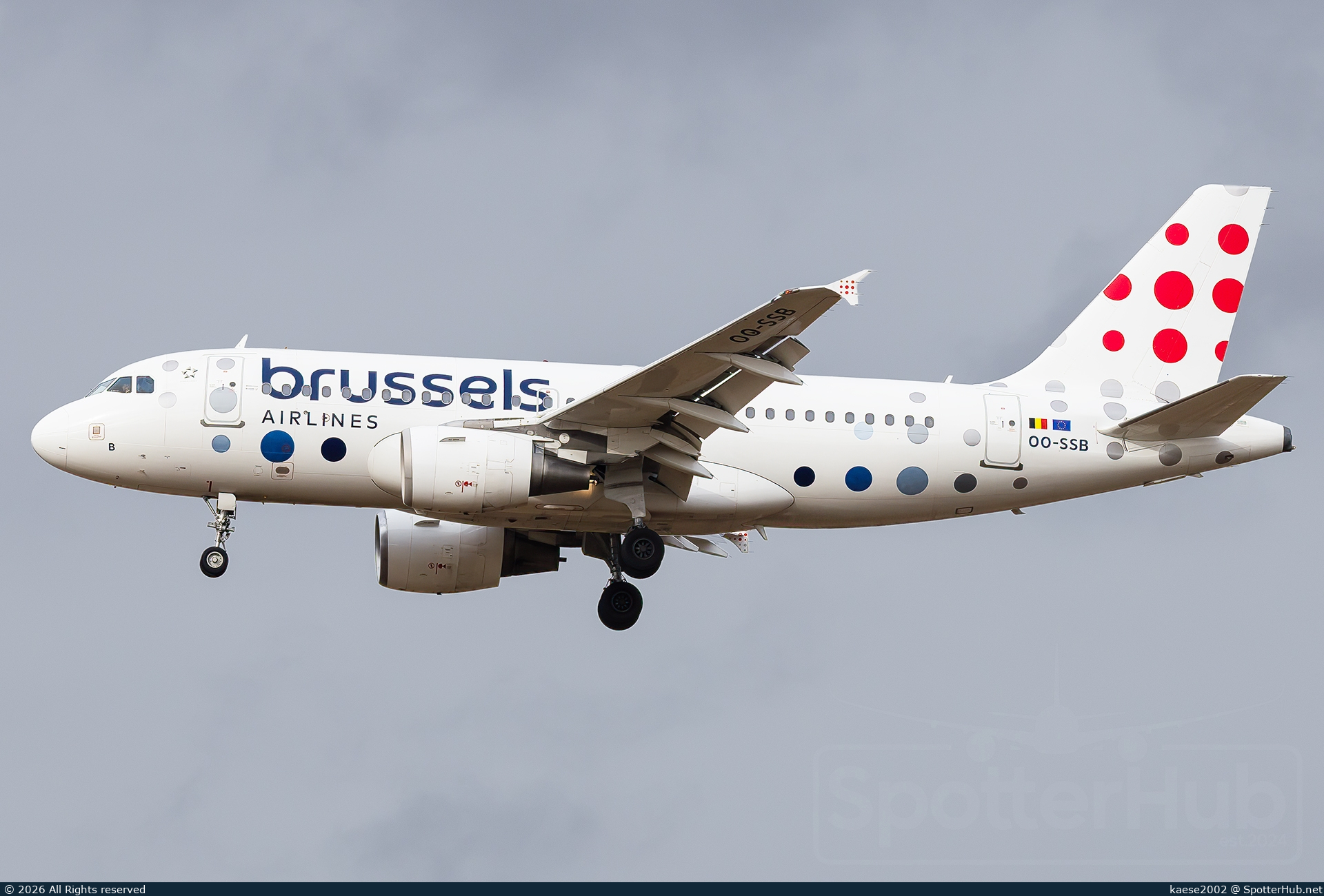 Photo of OO-SSB - Airbus A319-111 operated by Brussels Airlines