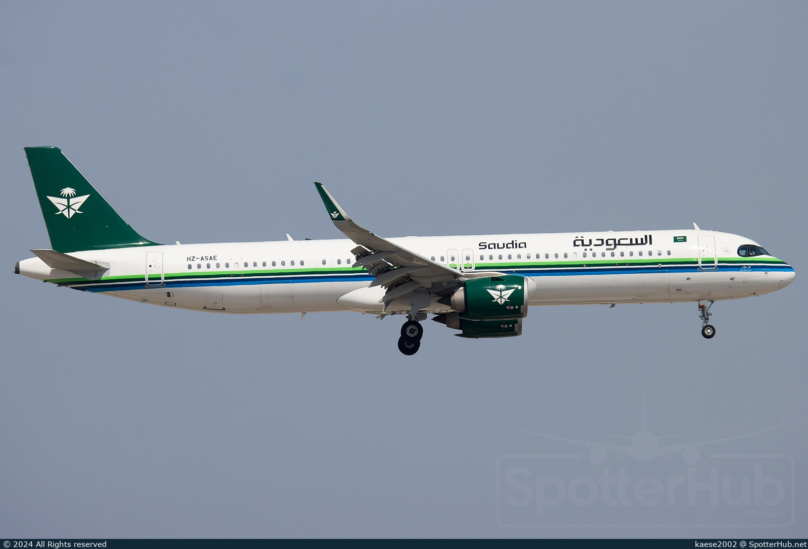 Photo of HZ-ASAE - Airbus A321-251NX operated by Saudia