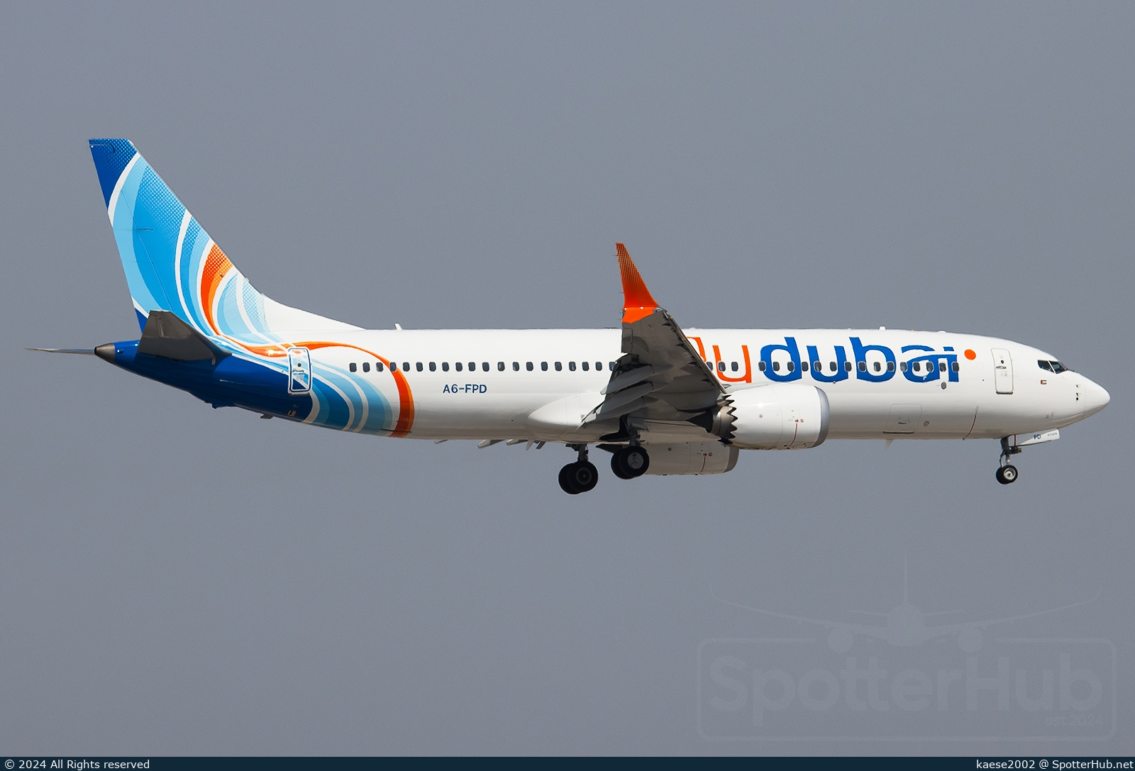 Photo of A6-FPD - Boeing 737 MAX 8 operated by flydubai