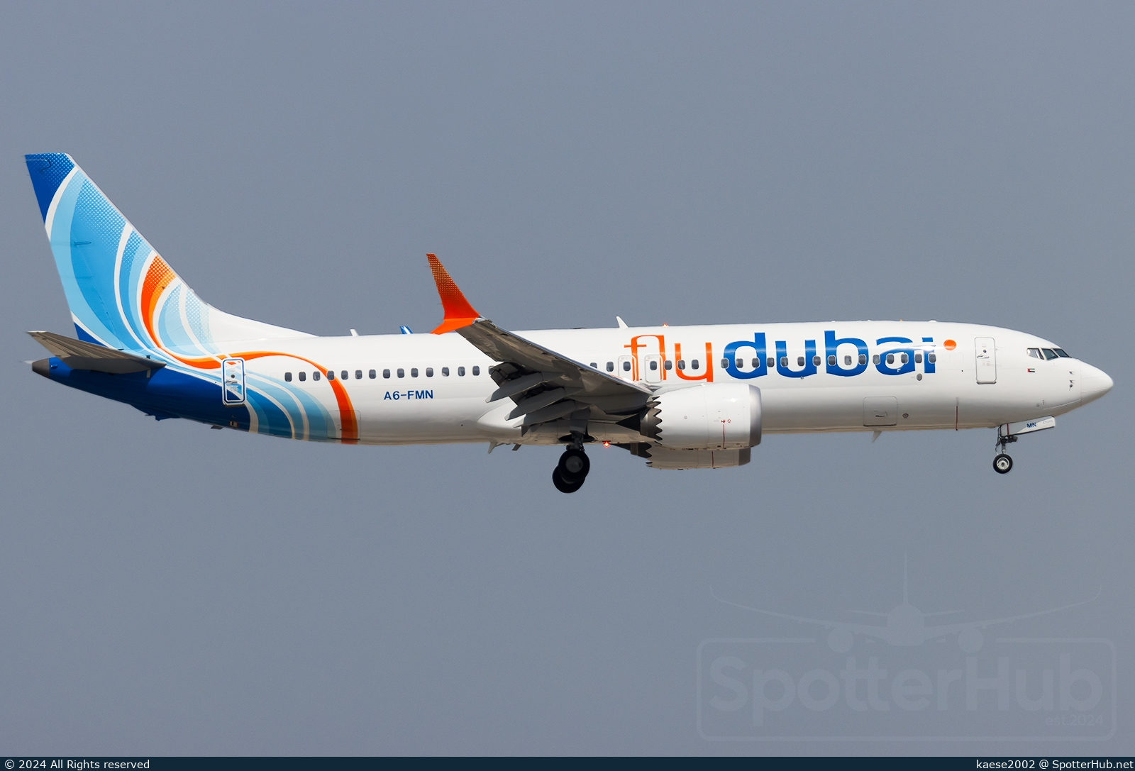 Photo of A6-FMN - Boeing 737 MAX 8 operated by flydubai