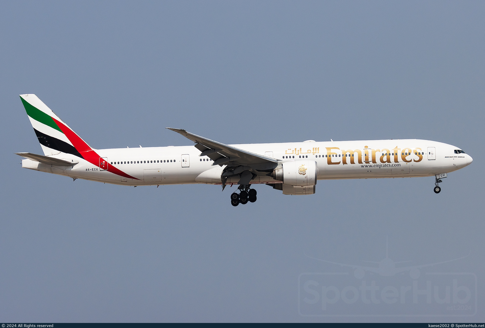 Photo of A6-ECU - Boeing 777-31H(ER) operated by Emirates