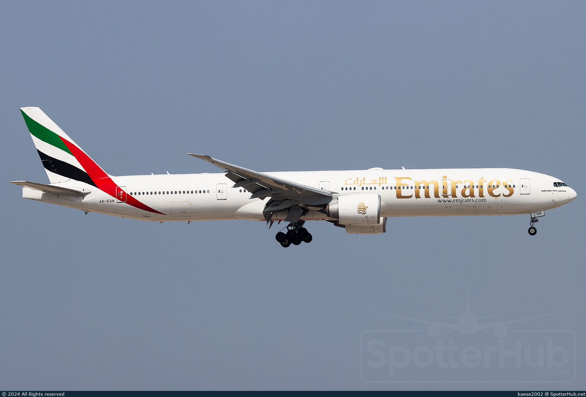Photo of A6-EGR - Boeing 777-31H(ER) operated by Emirates