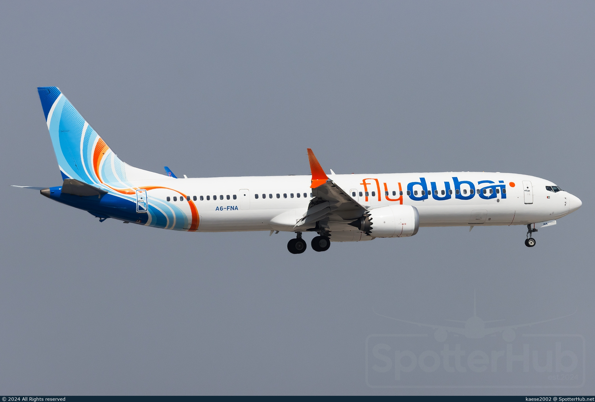 Photo of A6-FNA - Boeing 737 MAX 9 operated by flydubai