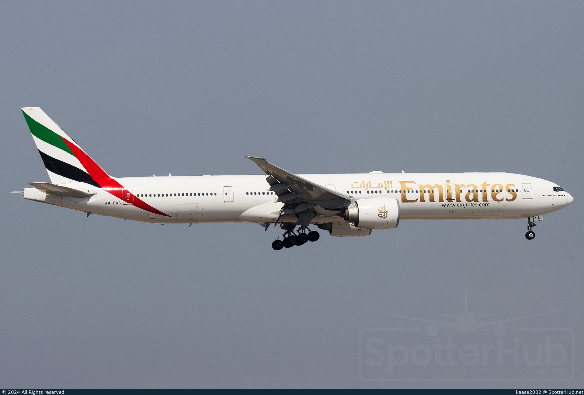 Photo of A6-EGS - Boeing 777-31H(ER) operated by Emirates