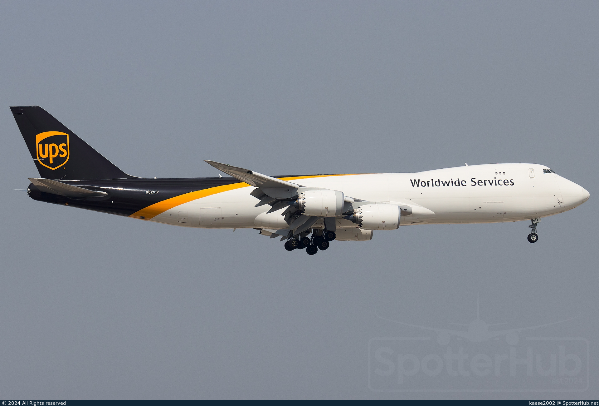 Photo of N621UP - Boeing 747-84AF operated by UPS United Parcel Service