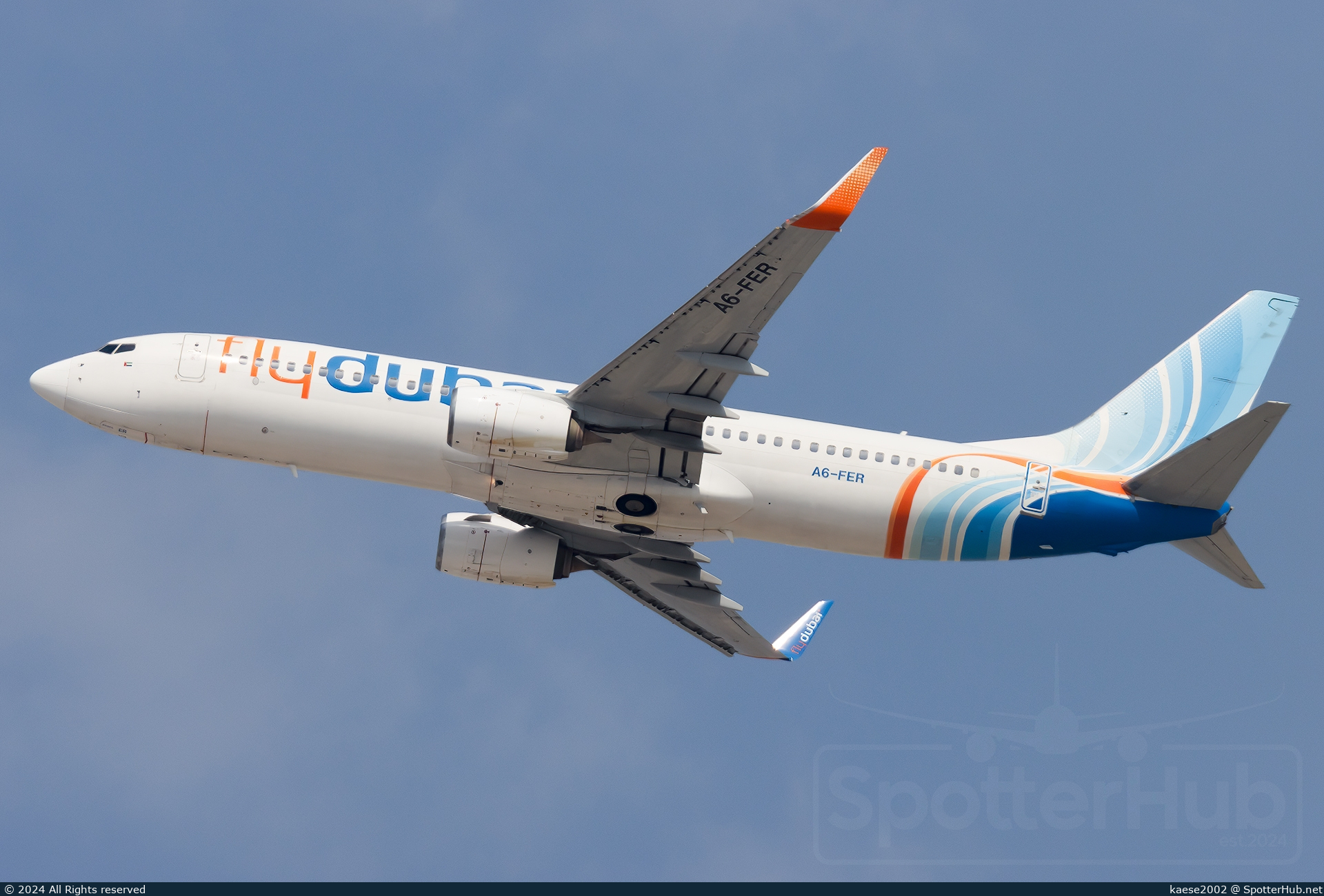 Photo of A6-FER - Boeing 737-8KN operated by flydubai