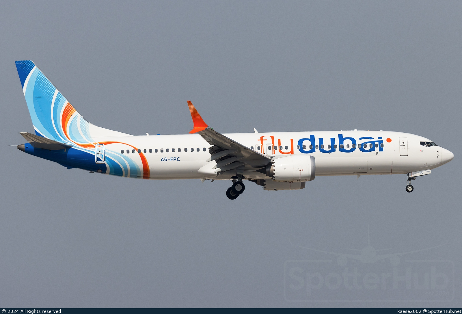 Photo of A6-FPC - Boeing 737 MAX 8 operated by flydubai