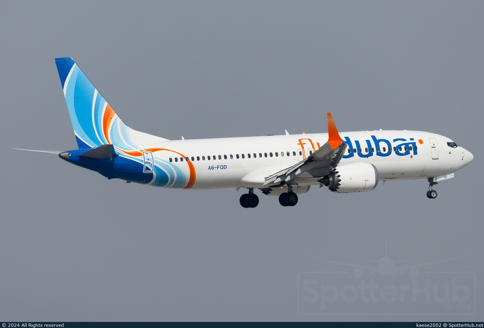 Photo of A6-FQD - Boeing 737 MAX 8 operated by flydubai