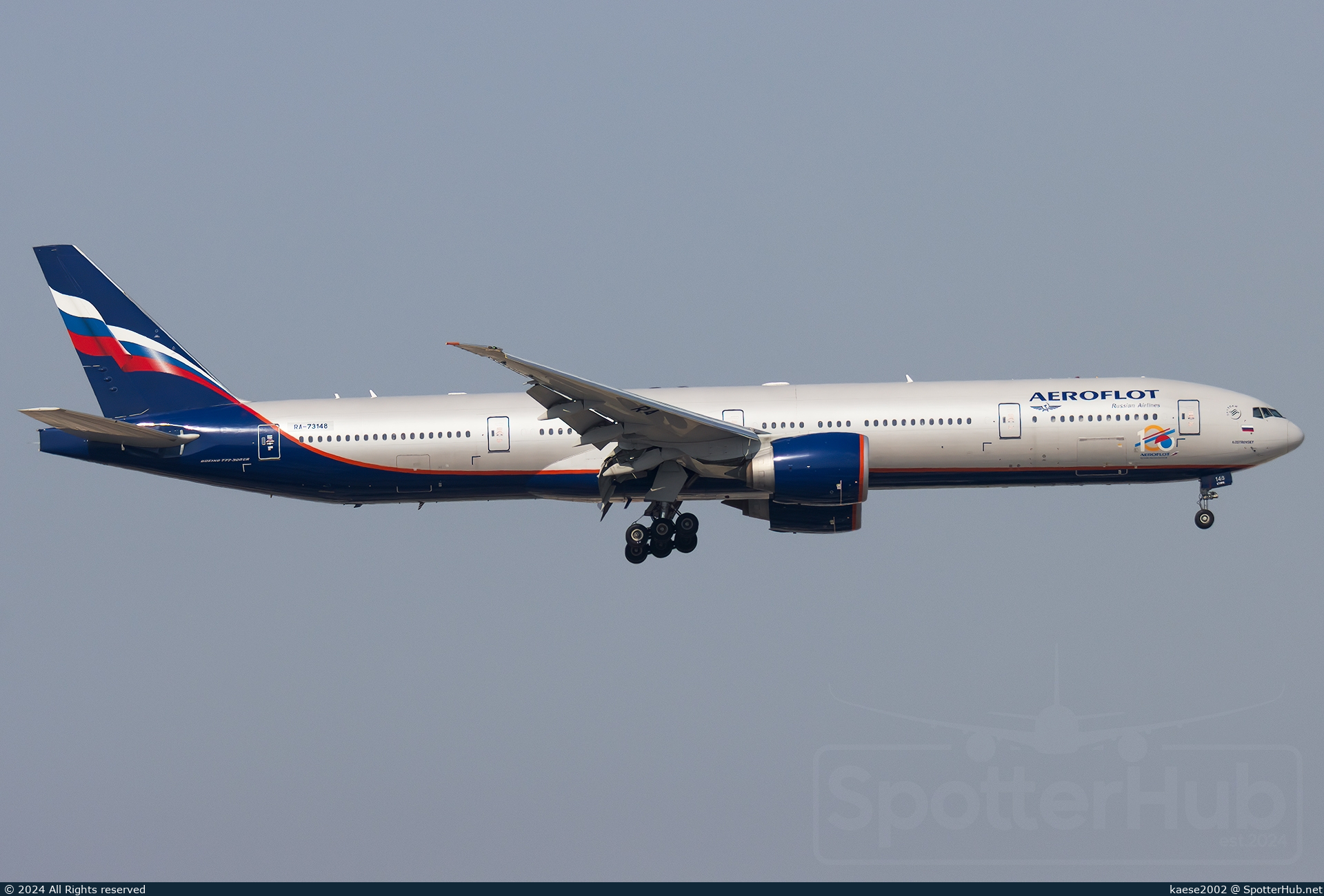 Photo of RA-73148 - Boeing 777-3M0(ER) operated by Aeroflot