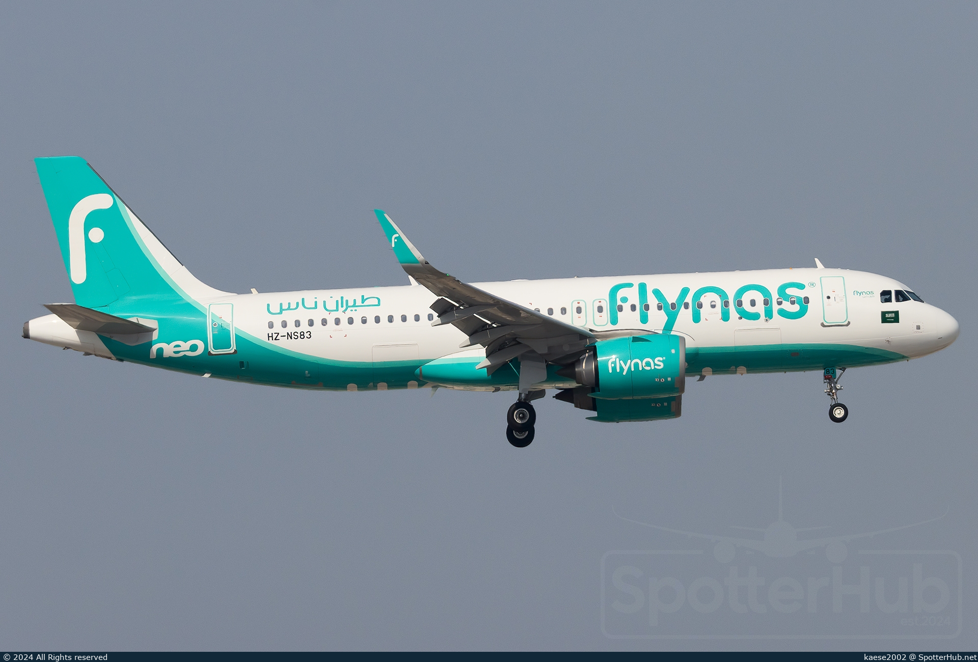 Photo of HZ-NS83 - Airbus A320-251N operated by Flynas