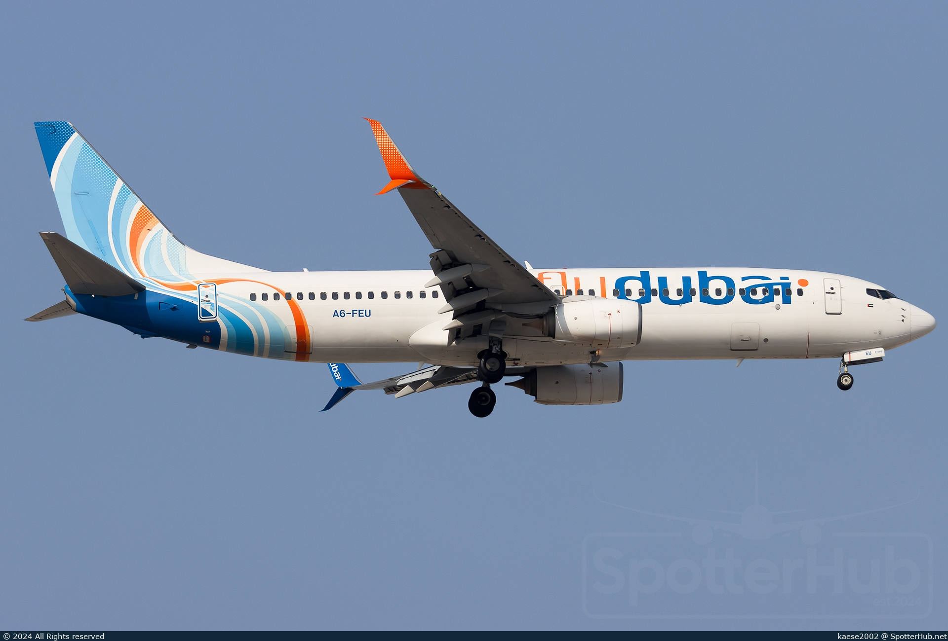 Photo of A6-FEU - Boeing 737-8KN operated by flydubai