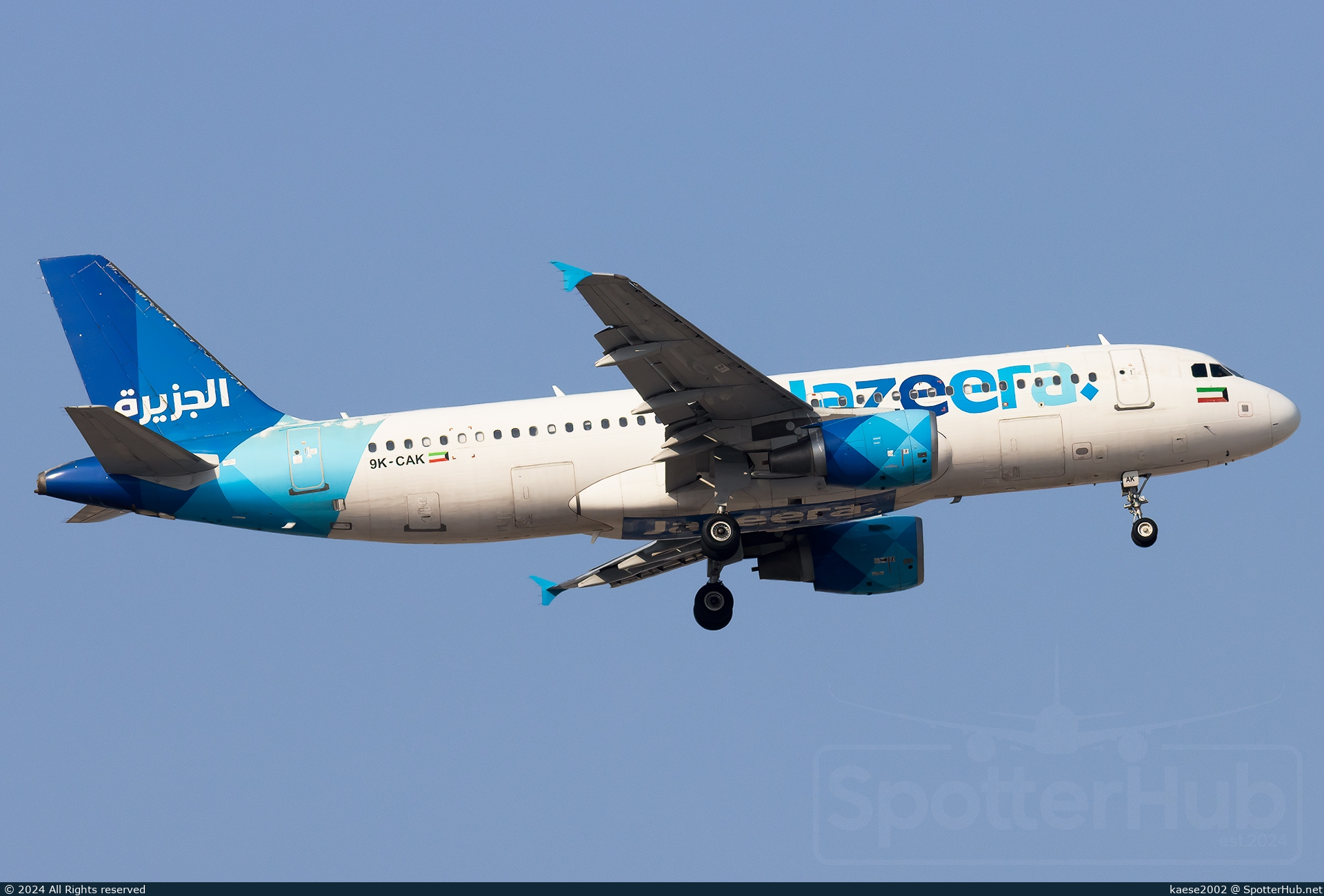 Photo of 9K-CAK - Airbus A320-214 operated by Jazeera Airways