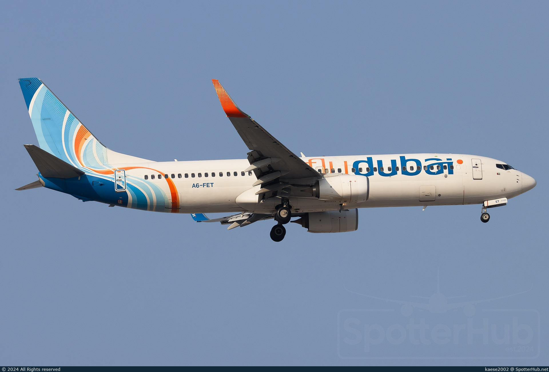 Photo of A6-FET - Boeing 737-8KN operated by flydubai