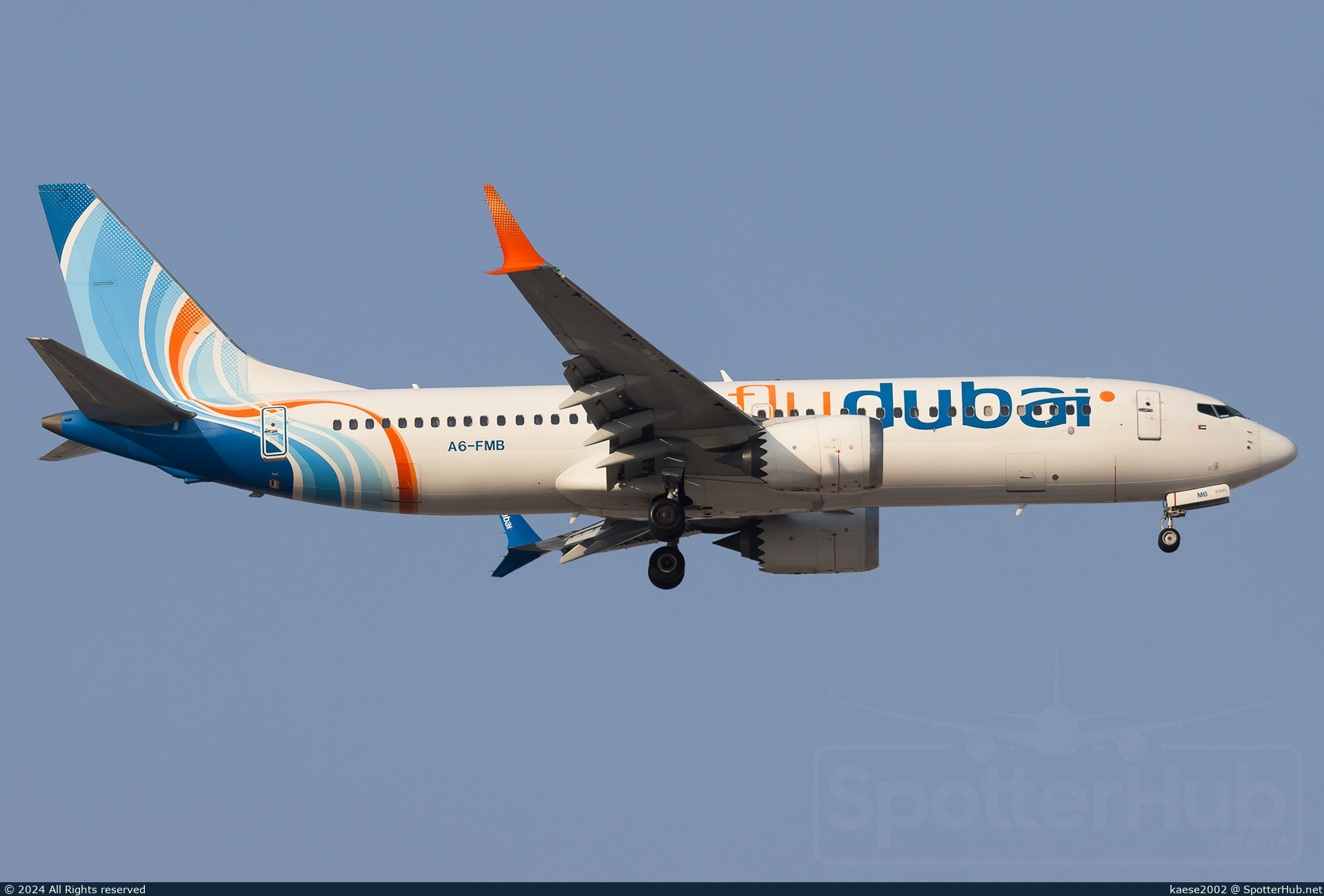 Photo of A6-FMB - Boeing 737 MAX 8 operated by flydubai