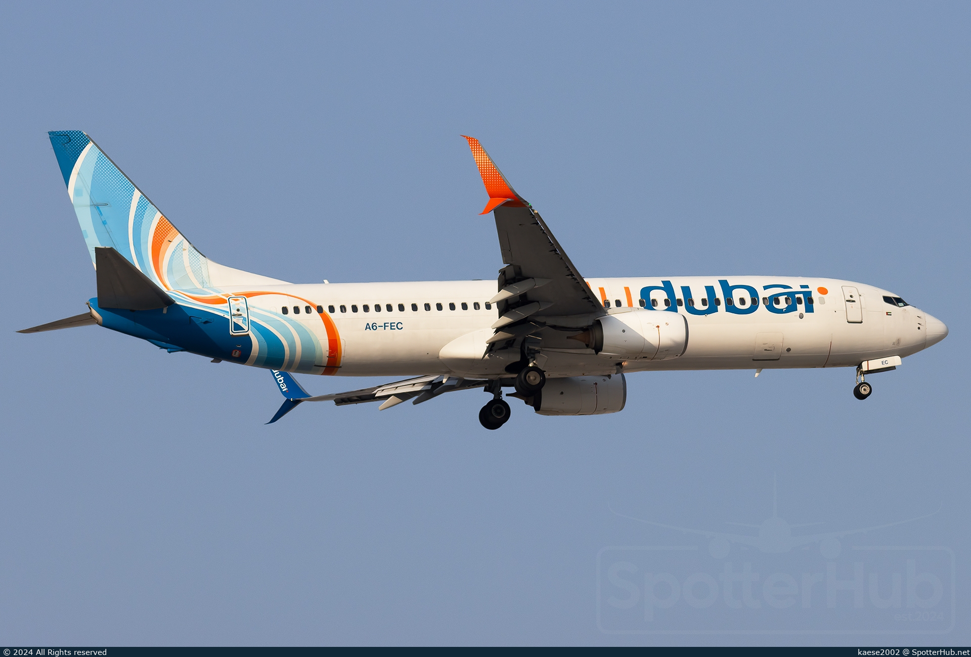 Photo of A6-FEC - Boeing 737-8KN operated by flydubai